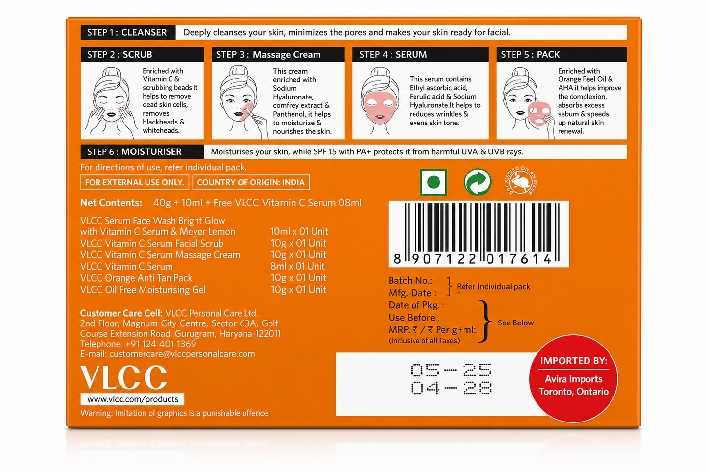 VLCC VITAMIN C FACIAL KIT