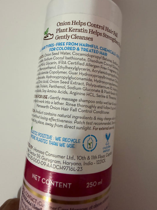 MAMAEARTH ONION HAIR SHAMPOO