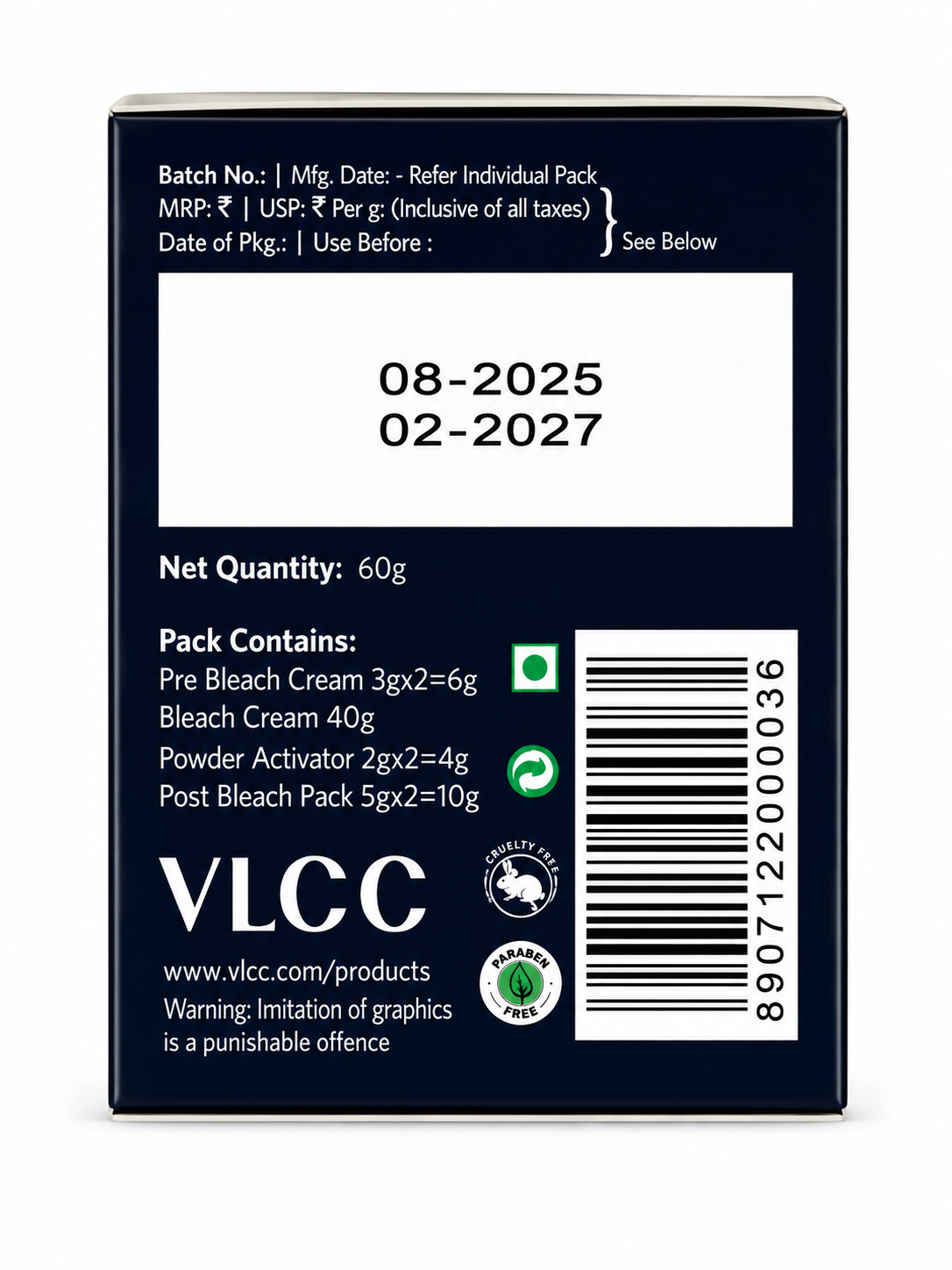 VLCC DIAMOND FACIAL BLEACH