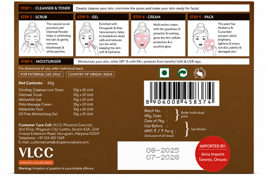 VLCC ANTI TAN FACIAL KIT