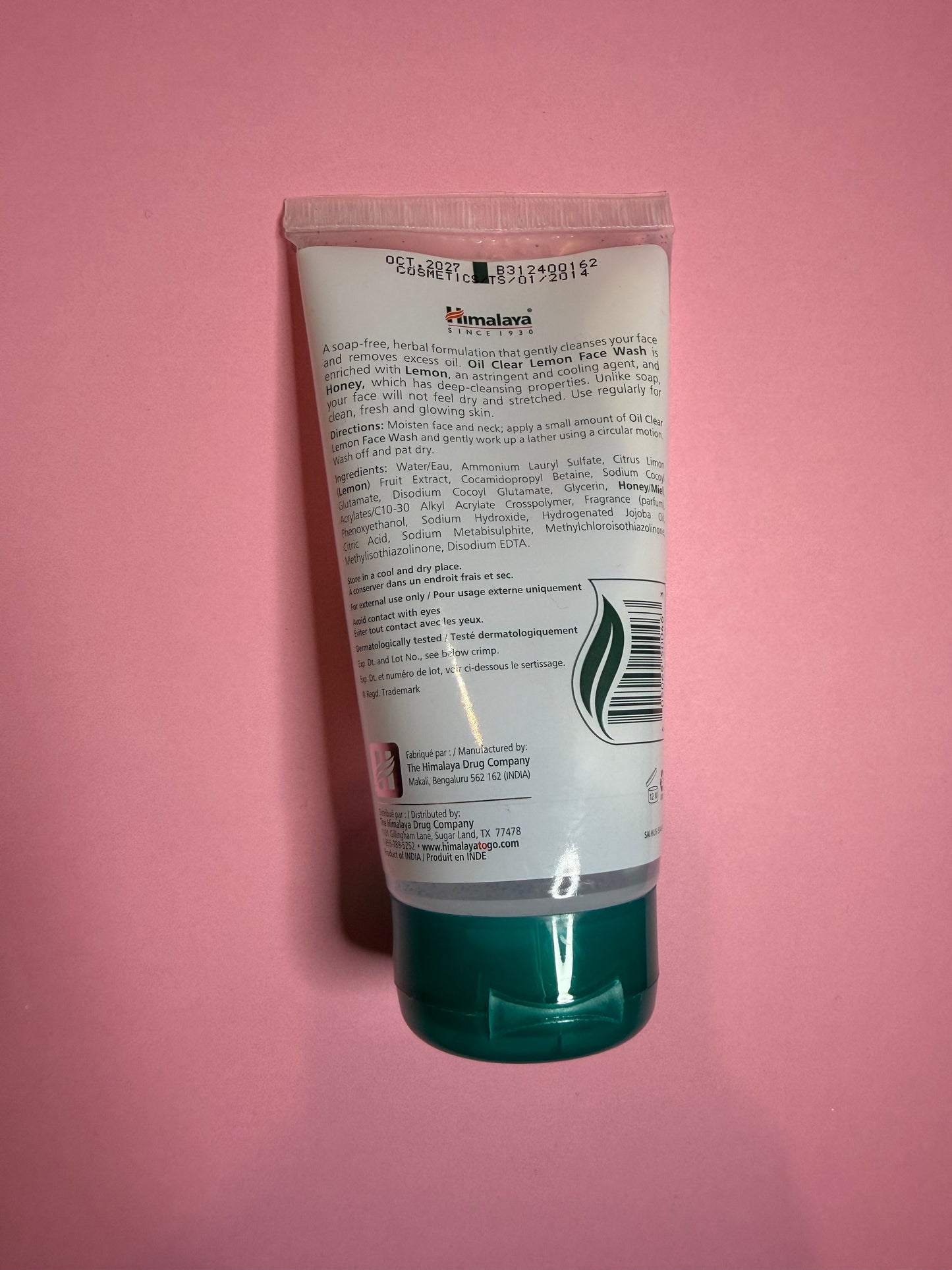 HIMALAYA OIL CLEAR LEMON FACEWASH