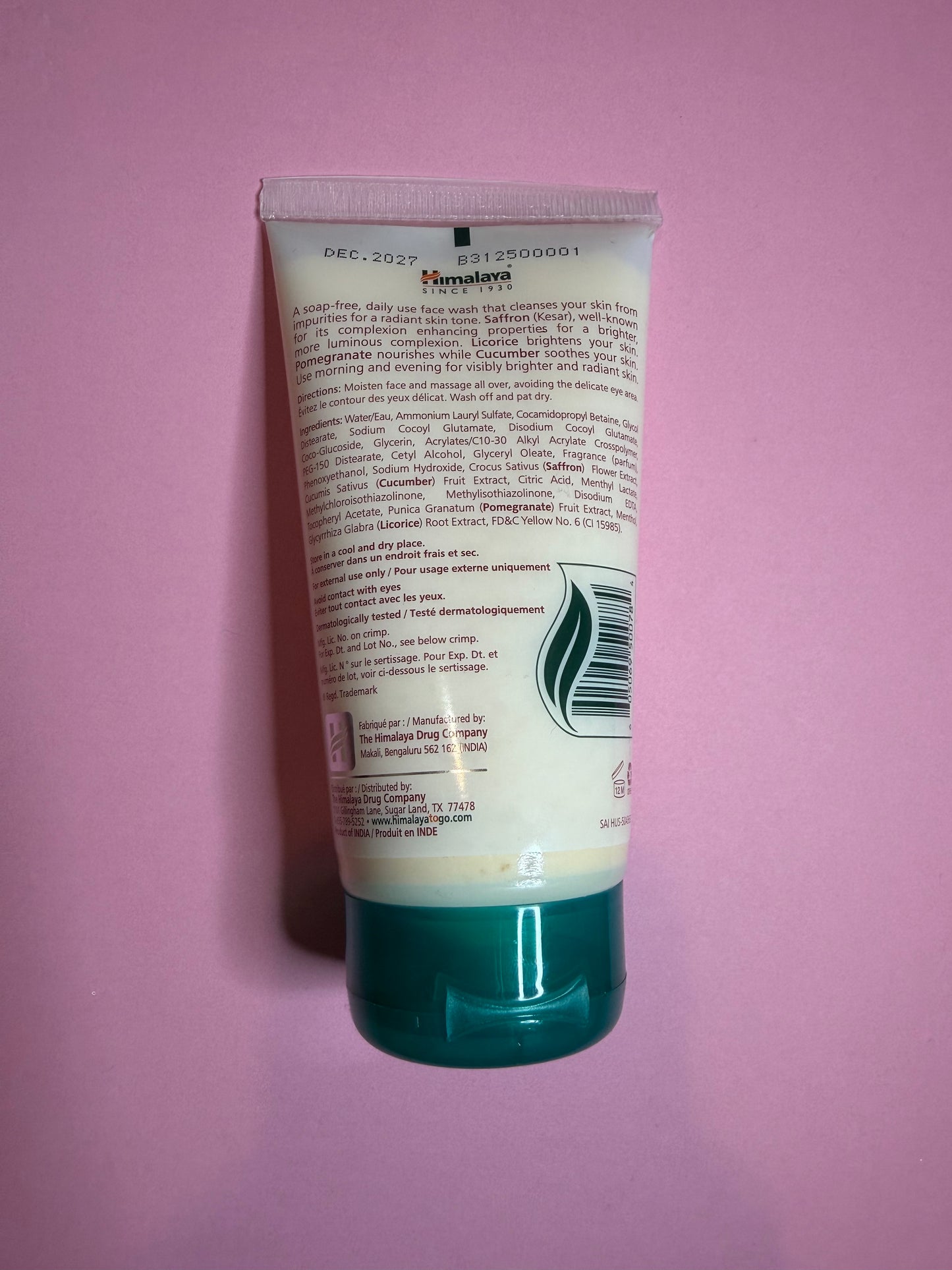 HIMALAYA  BRIGHTENING FACE WASH