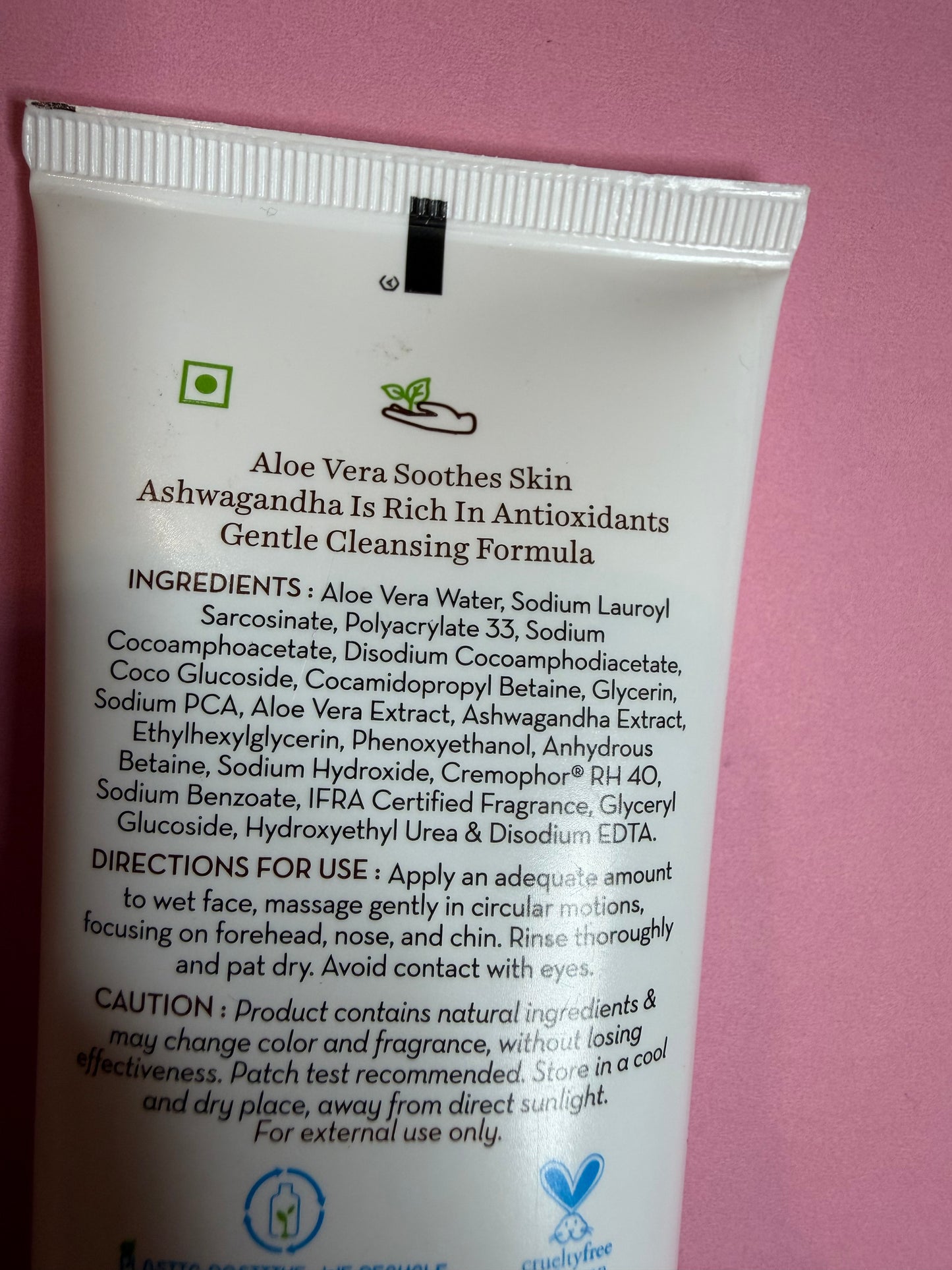 MAMAEARTH ALOE VERA FACEWASH