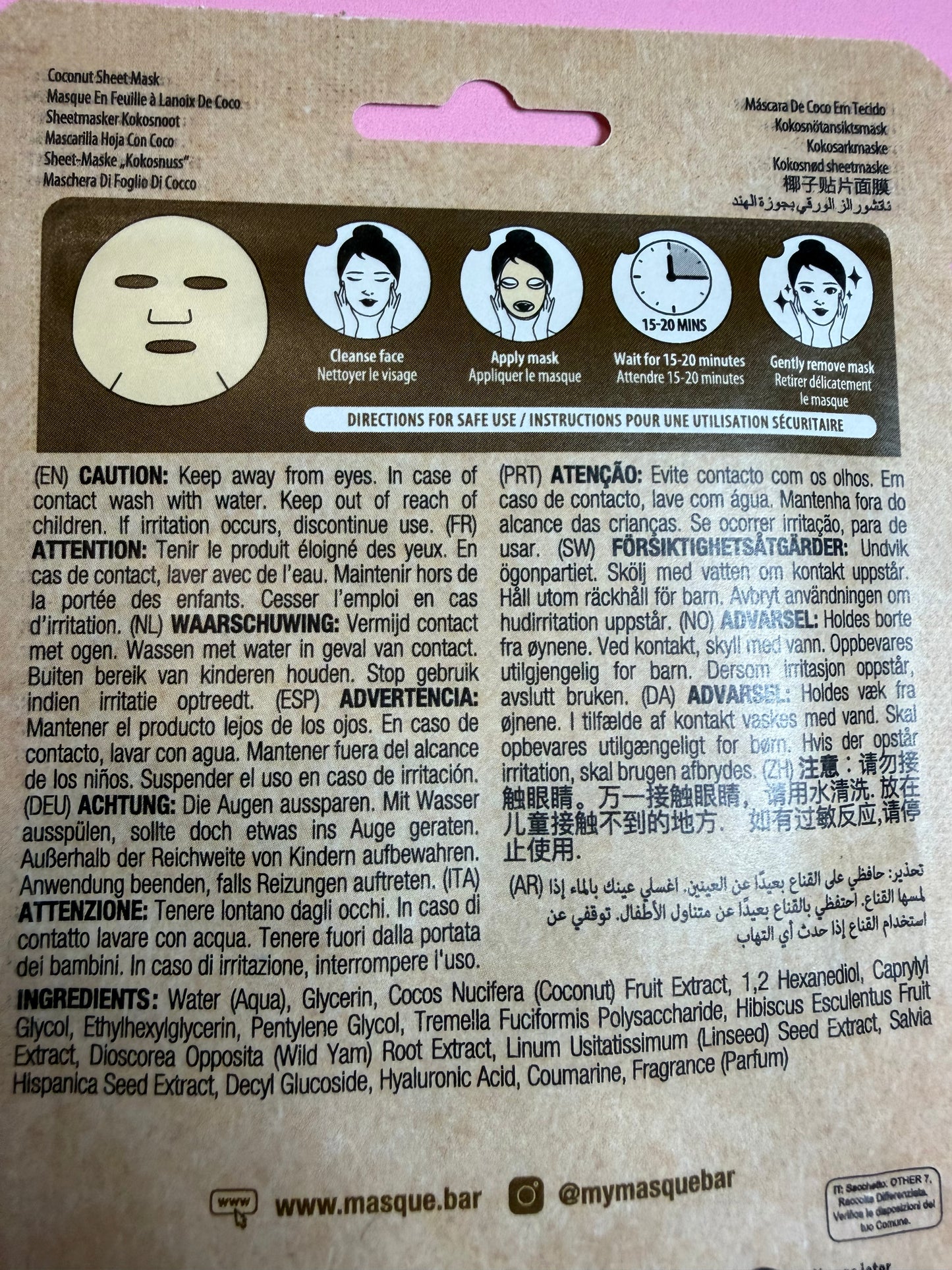 masque B.A.R coconut