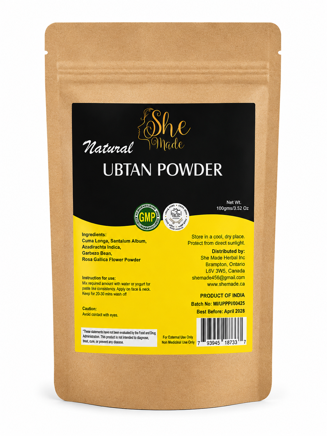 SHE MADE UBTAN POWDER