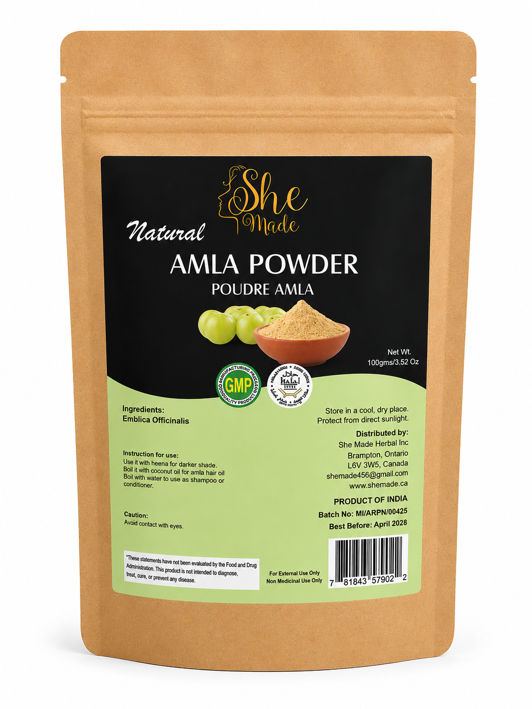 SHE MADE AMLA POWDER