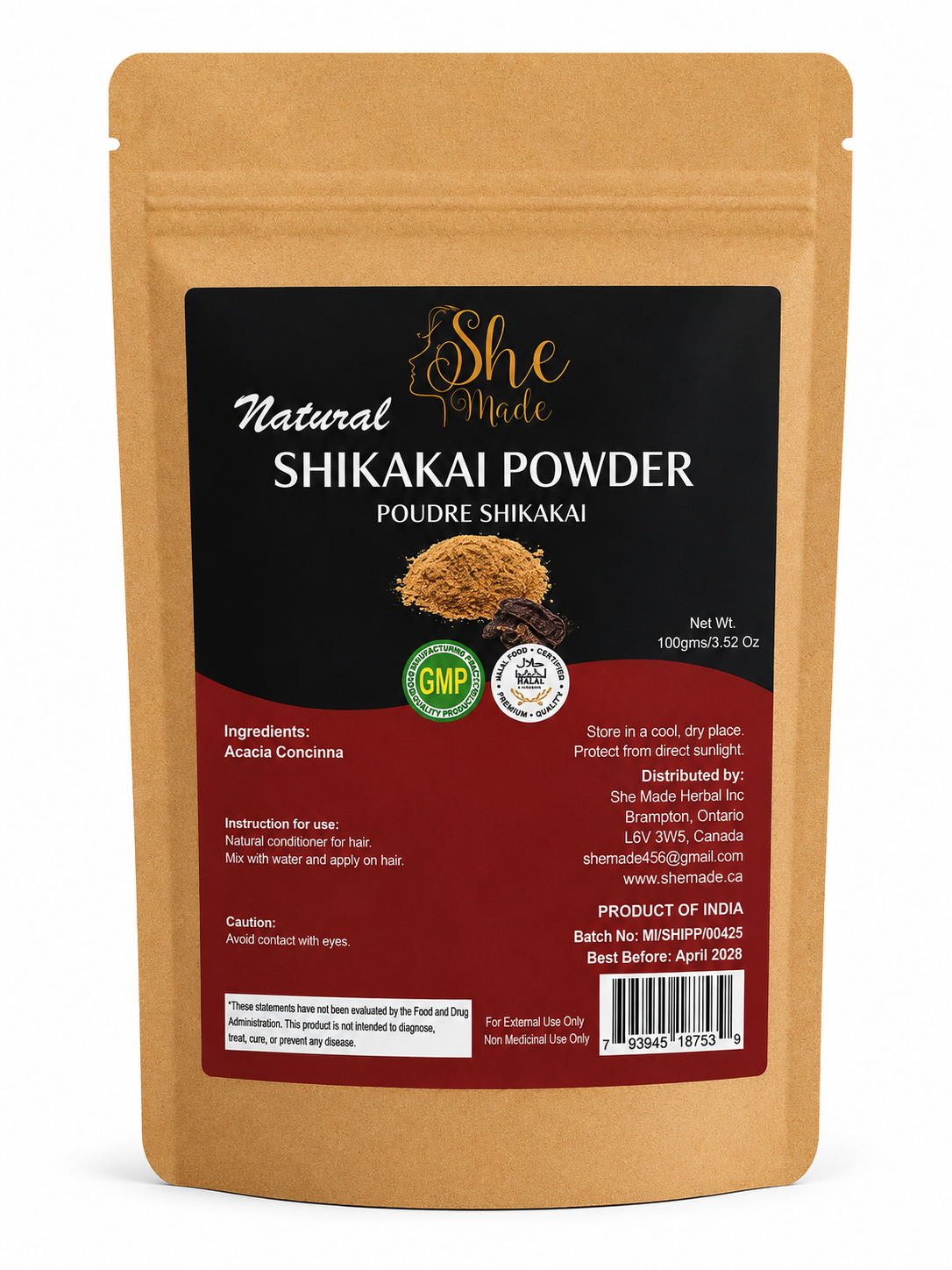 SHE MADE NATURAL SHIKAKAI POWDER
