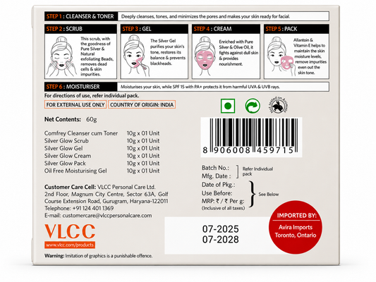 VLCC SILVER FACIAL KIT
