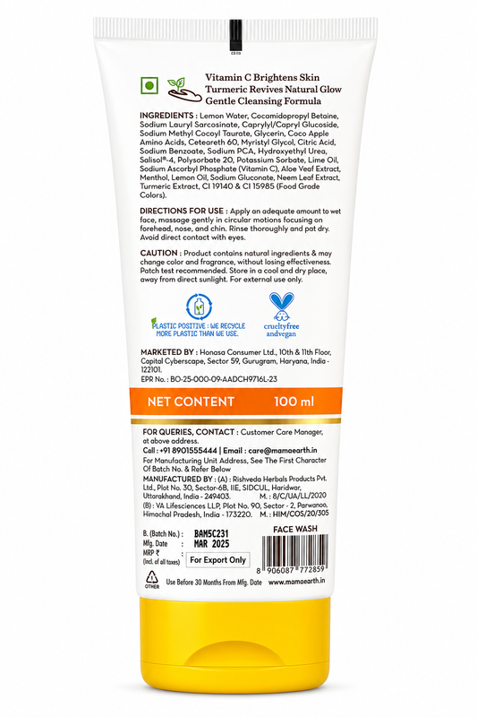 MAMAEARTH VITAMIN C FACEWASH