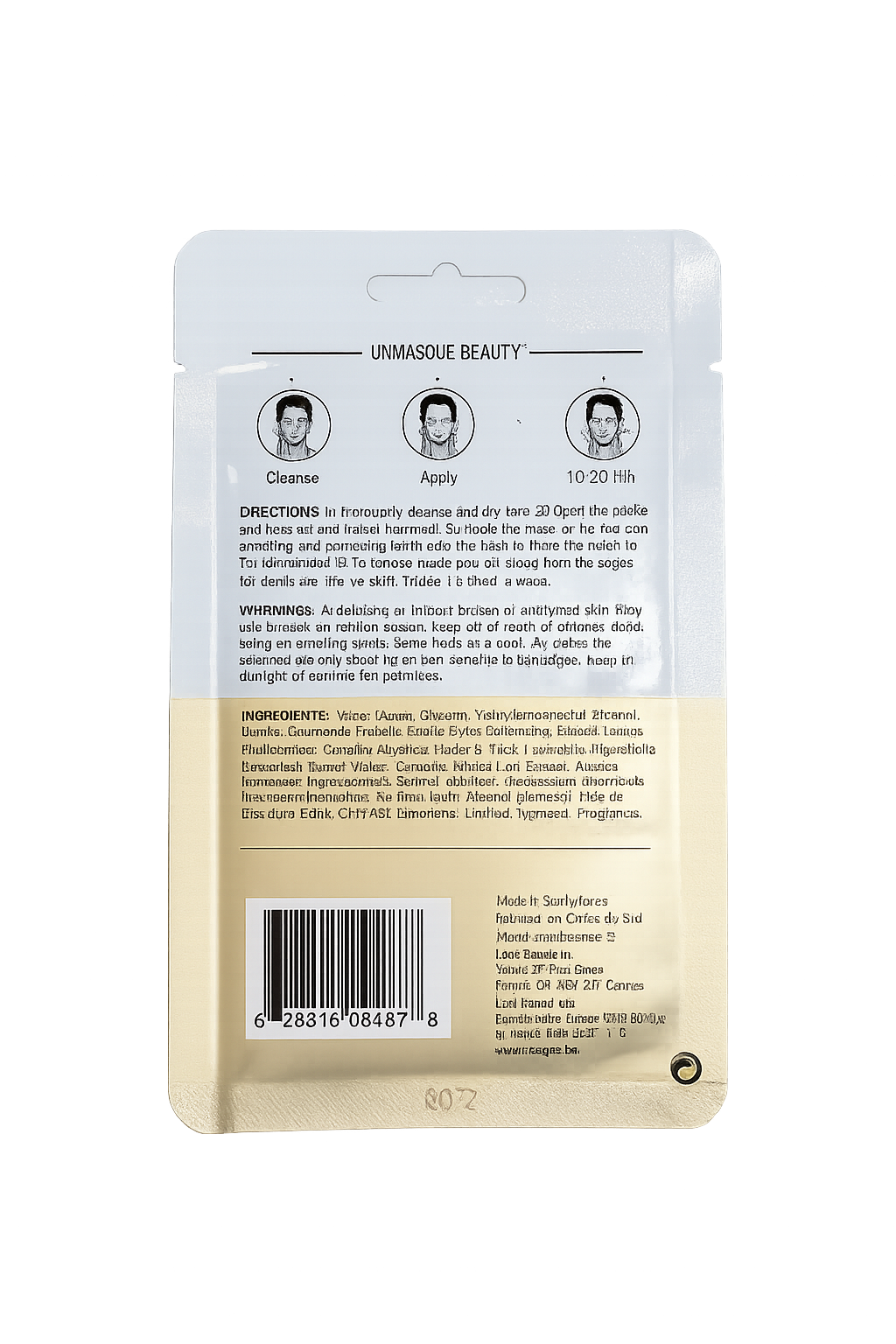 Masque B.A.R Gold Foil